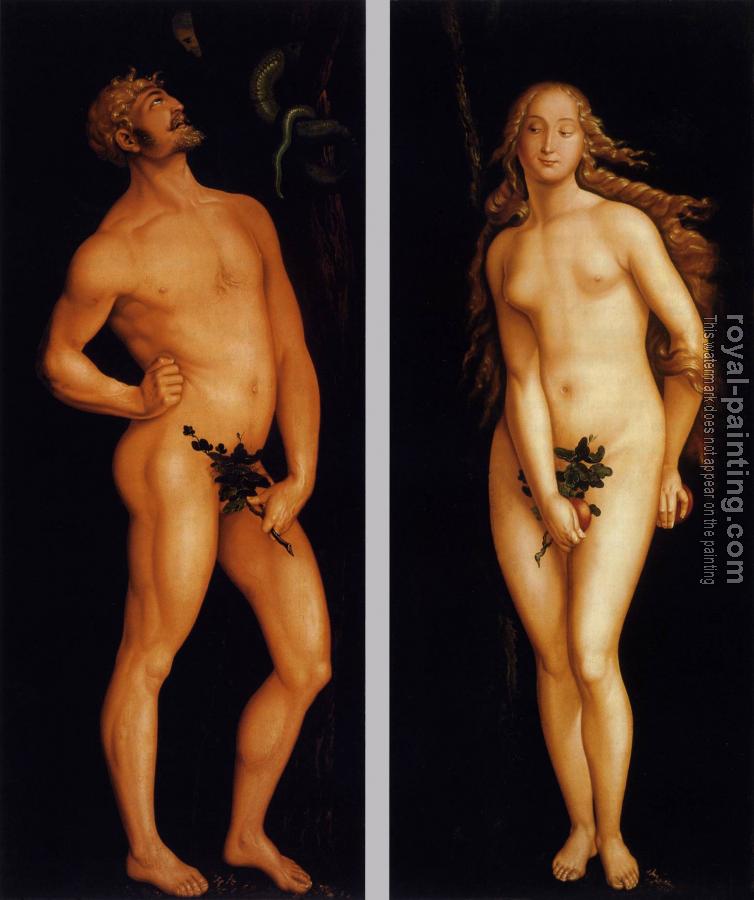 Hans Baldung Grien : Adam and Eve IV